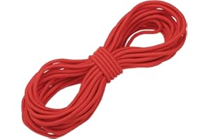MECCANIXITY Bungee Cord Elastic Cord Heavy Stretch String Rope 3/16"(5mm) x 11 Yards Elastic String for DIY Sewing Outdoor Ca