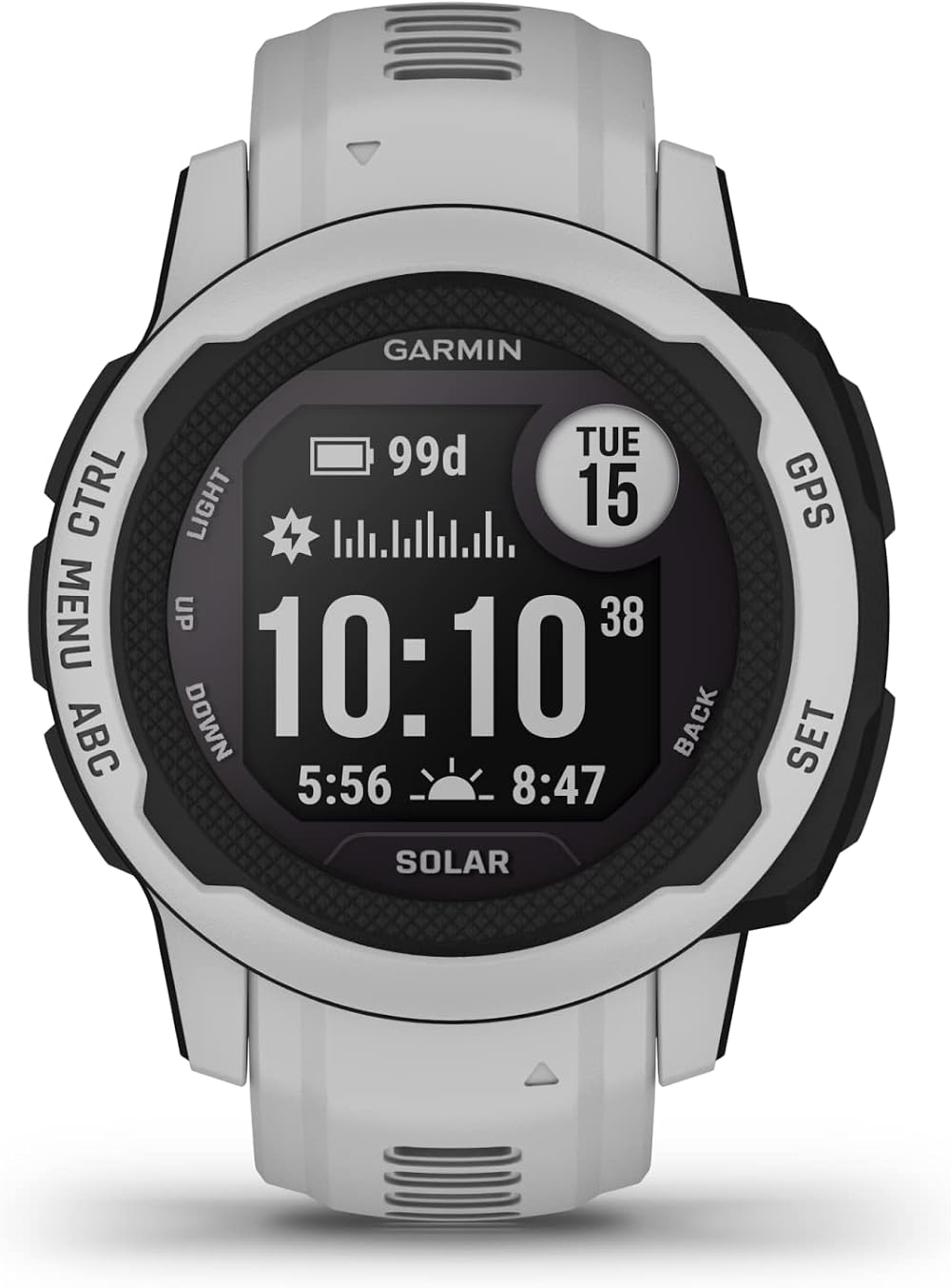 Garmin Instinct 2S Solar Smartwatch Mist Grey Rugged GPS Renewed Unlimited