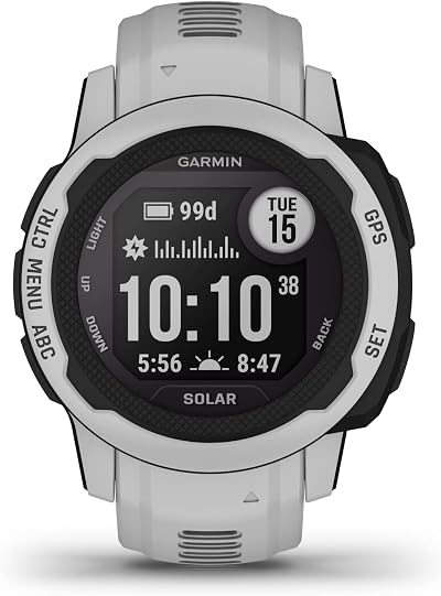 Garmin Instinct 2S Solar Smartwatch Mist Grey Rugged GPS Renewed Unlimited