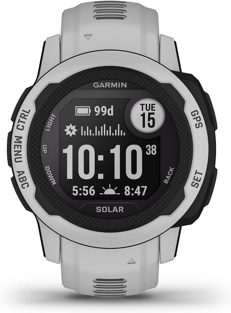 Garmin Instinct 2S Solar Smartwatch Mist Grey Rugged GPS Renewed Unlimited