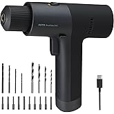 HOTO Brushless Drill, 12V Cordless Power Drill with LED Display, 30 Gears 2 Working Modes, 3/8 Inch Keyless Chuck, 266 in-lbs