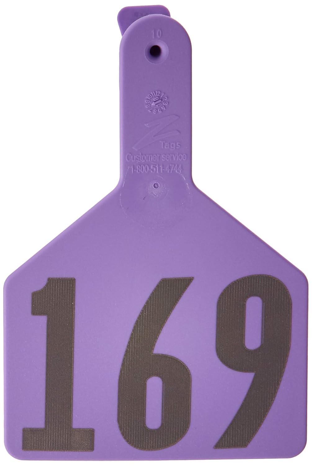 Z Tags 1Piece PreNumbered Laser Print Tags for Cows Numbers from 151