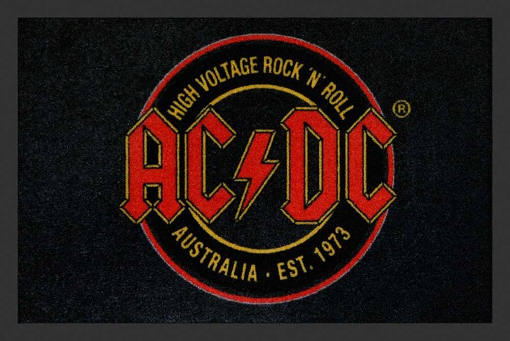 Empire Merchandising 658340 AC/DC Australia/Est. 1973 Doormat Size 60 x 40 cm/Material Polypropylene