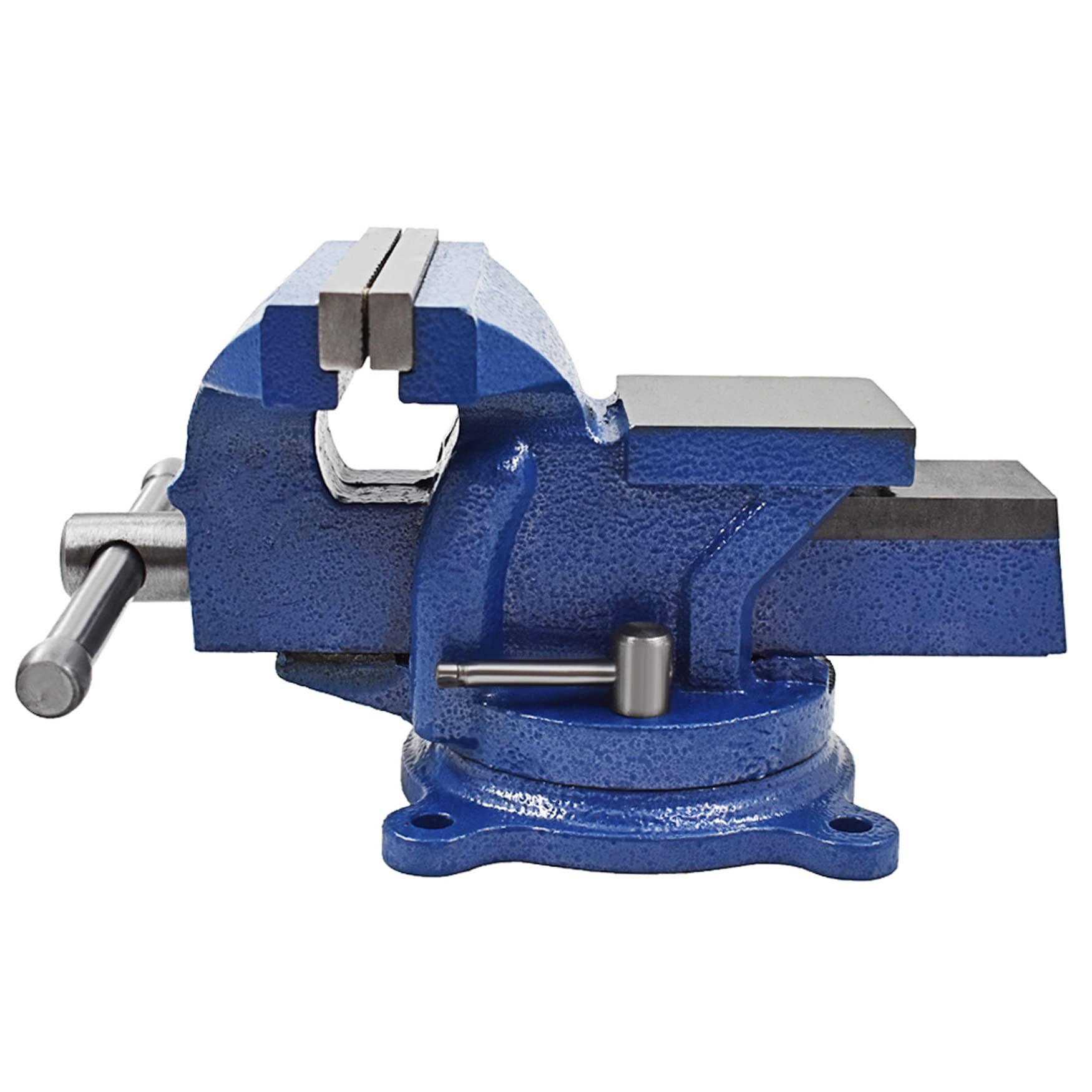 Photo 1 of WFLNHB 5" Bench Vise Table Top Clamp Press Locking Swivel Base Heavy-Duty Fit for Crafting Painting Sculpting Modeling Electronics Soldering Woodworking and Fishing Tackle