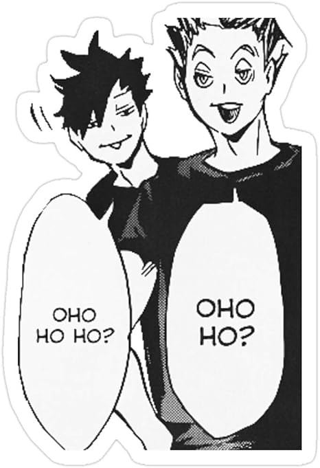 haikyuu kuroo in glasses sticker haikyuu kuroo anime labels paper party supplies aloli ru
