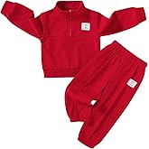 Happy Town Toddler Clothes Baby Boy Girl Outfits Zip Shirt and Long Pants Infant Fall Winter Sweatsuit