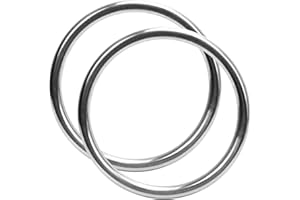 Wing Chun Ring, 2-Pack Stainless Steel Rattan Rings for Martial Training, Wing Chun Training Equipment for Hand Coordination 