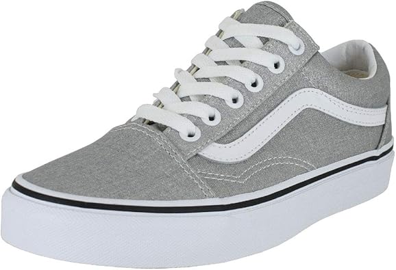 vans silver true white