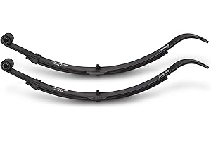 LIBRA Trailer Leaf Spring 2 Leaf Slipper 550lbs Cap for 1100lbs Axle, Set 2