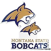 Desert Cactus Montana State University Sticker Montana State Bobcats Vinyl Decal Laptop Water Bottle Car Scrapbook Sheet (4 Inch Set V1)