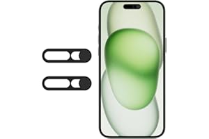 PERAMARL Webcam Cover Protector Protect Privacy and Security, Front Camera Cover, Camera CoverCompatible with iPhone 14Pro/14Pro Max/iPhone15/15Puls/15Pro/15Pro Max/16/16Plus/16Pro/16Pro Max(2PCS,Black)