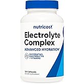 Nutricost Electrolyte Complex Advanced Hydration (120 Capsules) - 8 Hydrating Electrolytes & Vitamins, Gluten Free, Non-GMO, Vegetarian