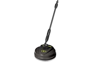 Sun Joe Portable Pressure Washer Attachment, Multi Surface Cleaner, 10 Inch, Green/Black - Professional Cleaning Equipment, Parts, and Accessories for Home, Yard, and Garage