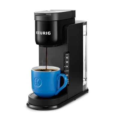 Keurig K-Express Single Serve K-Cup Pod Coffee Maker, 3 Brew Sizes, Strong Button Feature, 42oz Removable Reservoir, Black