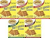 Savory Saltine Seasoning, 1.4 Ounce, Sampler Set, 3 Flavors, 5 Pack