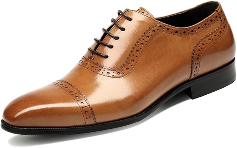 Black Leather Shoes For Men Tan Slip On Office Lace Up True