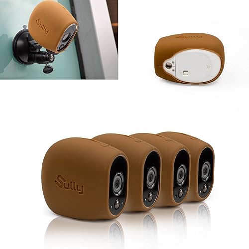 Sully Silicone Skins for Arlo HD (4 pcs Brown) for Arlo HD