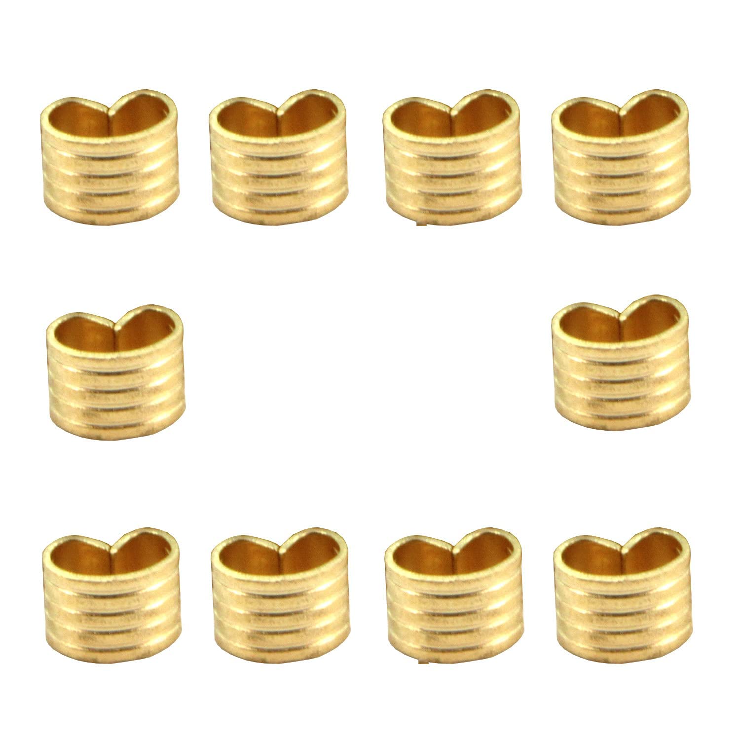 Zeberoxyz 10pcs Copper Buckle,Wire Cable Connector, Wire Cable Terminal Lightweight Compact Terminal Accessory for 3D Printer Parts(Copper Buckle-10PCS)