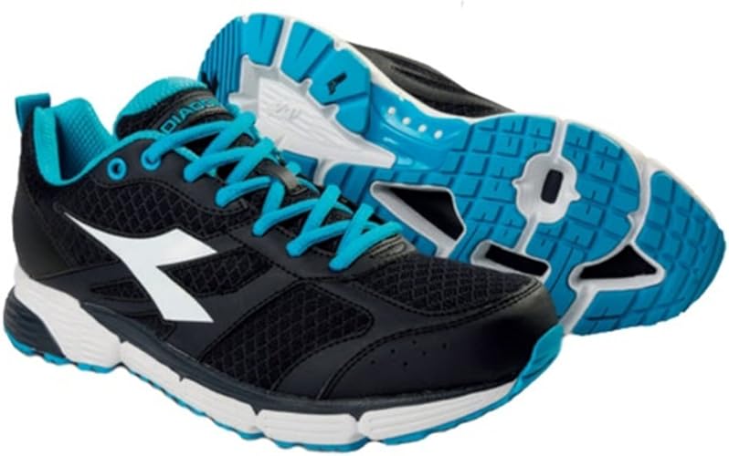 diadora running bambino nero