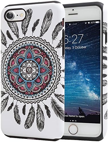 iPhone 7 Case, Dream Catcher Slim Dual Hard Case [Shockproof] [Dual Layer] [Drop Protection] Fashion Design Pattern for Apple iPhone 7 - Dream Catcher