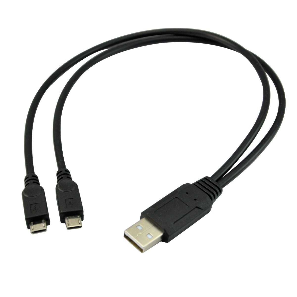 UCEC Dual Micro USB Splitter Charge Cable Power up to Two Micro USB Devices At Once From a Single USB Port
