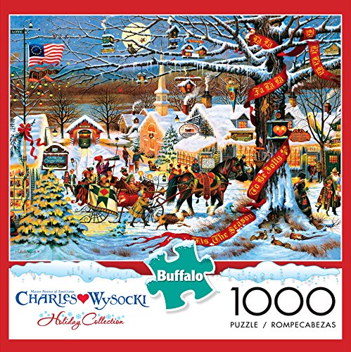 Buffalo Games Charles Wysocki: Small Town Christmas - 1000 Piece Jigsaw Puzzle by Buffalo Games