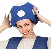C-ZOFEK Multicolor Mushroom Toad Hat Spotted Cap Game Cosplay Costume for Halloween Christmas
