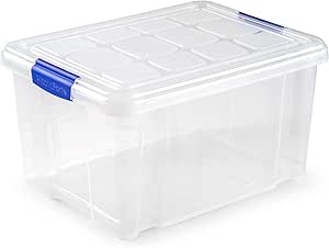 PLASTIC FORTE, Caja de almacenamiento, TRANSPARENTE ...