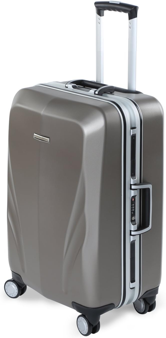 Unitravel Luggage Rolling Suitcase Lightweight Carry On Trunk with Spinner Wheels