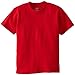 Soffe Big Boy's Youth poly cotton Jersey Tee, Red, X-Large