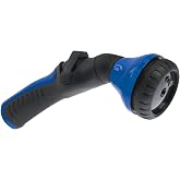 Dramm One Touch Heavy-Duty Metal Shower &amp; Stream Multi-Pattern Nozzle, Blue - 1 Each