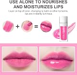 AOOWU Plumping Lip Oil Tinted Moisturizing Lip Gloss 5 Colors view 2