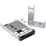 3.5" SAS/SATA Hard Drive Tray Caddy with 2.5" HDD Adapter SSD SAS SATA Bracket for Dell Poweredge R320, R420, R720, T320, T420, T620 Servers F238F with Screws by Mveohos