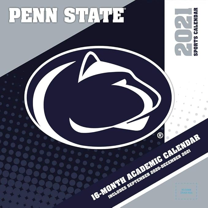 Amazon Com Turner Licensing Col Penn State Nittany Lions Mini Wall Calendar 2021 Office Products Psu 2022 Calendar