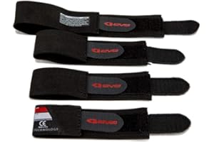 EVS Sports KBRS-WPA Men's Knee Brace Replacement Straps - Web Pro & Axis Series (Black, Small)