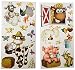 Beistle 52108 Printed Farm Animal Props, 2.25" to 35", 23 Pieces In Package