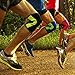 Body Glove 3mm Neoprene Compression Knee Sleeve (Black & Silver, Large)