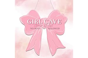 SFDHVCF Coquette Pink Bow Wall Decor Inspirational Preppy Bow Wall Sign Birthday Party Gifts Decorations Bowknot Welcome Door Sign for Bedroom College Dorm Apartment Indoor Porch Decor