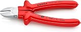KNIPEX Diagonal Cutter Chrome-Plated 180 mm VDE 70 07 180 view 2