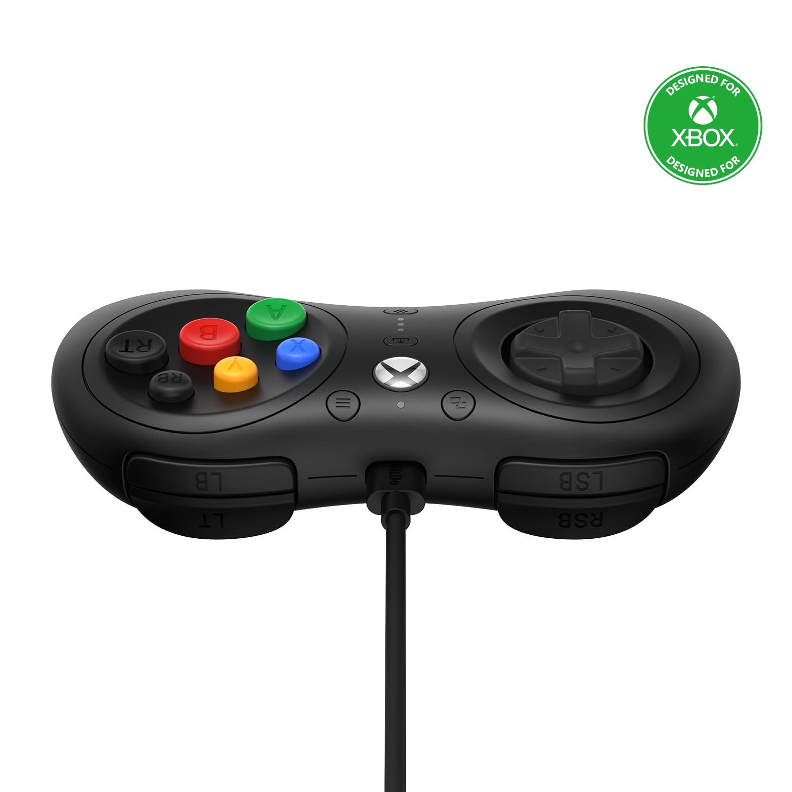 8Bitdo M30 Wired Controller for Xbox Series X|S, Xbox One, and Windows with 6-Button Layout - Officially Licensed