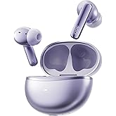 QCY MeloBuds N70 Aadptive Hybrid Active Noise Cancelling Wireless Earbuds, Bluetooth 6.0 with 6 Mics Clear Call, LDAC Hi-Res Audio, 50H Playtime, Wireless Charging, IPX5 Waterproof