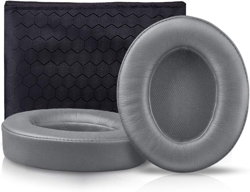 Earla Tech Replacement Ear Pads for Beats Studio 2.0 Wireless Wired and Studio 3.0 Over Ear Headphones by Dr. DRE (Grey)