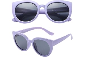PolarSpex Girls Sunglasses-Polarized Toddler Cat Eye Sunglasses-Unbreakable & Fahionable Kids Sunglasses for Girls Age 2-8