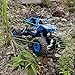 Fisca RC Car Remote Control Rock Crawler High Speed 4WD Off-Road Vehicle, 2.4Ghz 1:18 Dune Buggy Monster Truck Electric Hobby Fast Race Car with Rechargeable Battery Blue