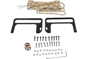 plplaaoo Metal Shortwave Radio Shield, Shortwave Radio Protection Bracket CNC Aluminum Alloy Side Handle, Side Handle Radio Shield, for X6100 Shortwave Radio Protection with Stainless Steel Screws