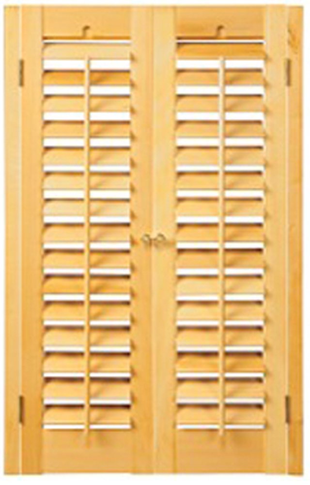 BassWood DIY Plantation 2 1/4" Interior Shutter Kits (Light Teak, 3537