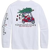 Vineyard Vines Boys Boys' Best Christmas by Par Long-Sleeve Pocket Tee