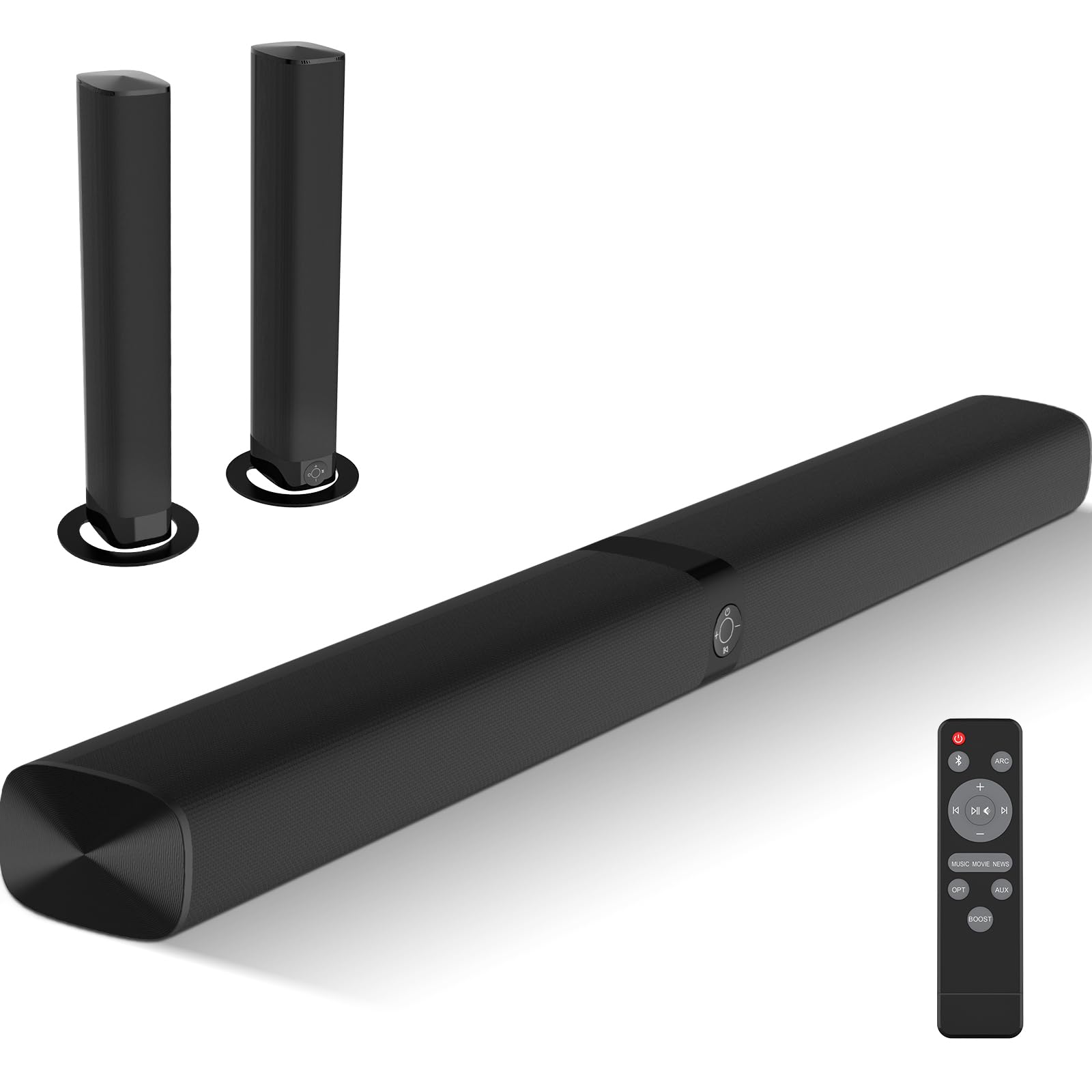 Assistrust Sound Bar, 60W Sound Bars for TV, 5.0