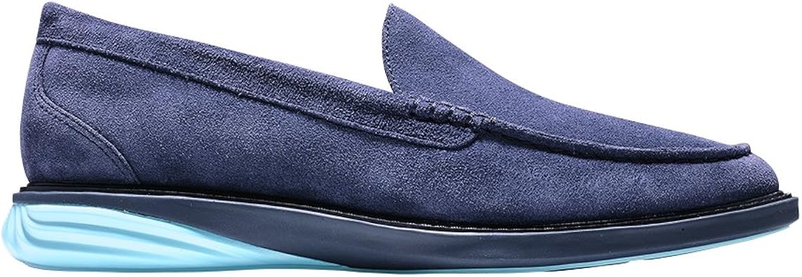 cole haan blue suede loafers