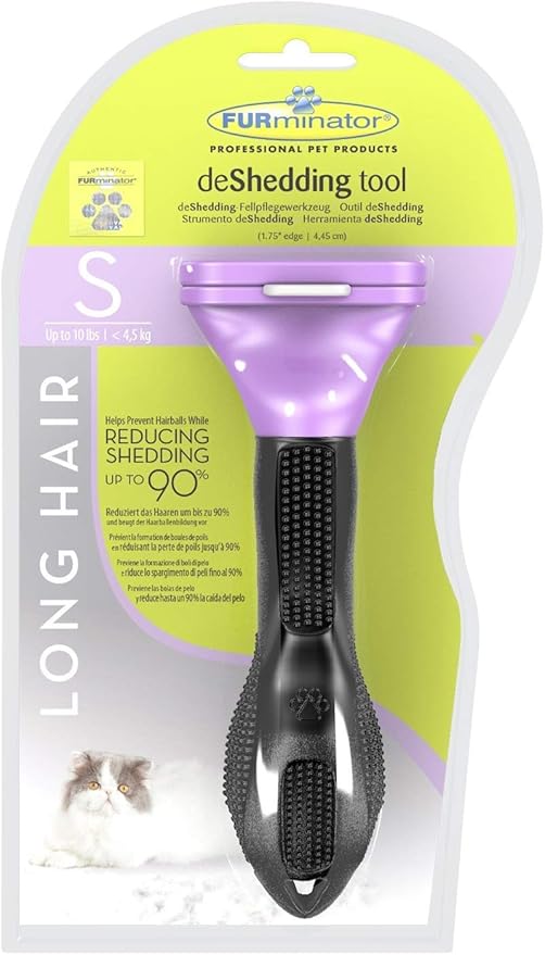 Furminator Outil De Toilettage Pour Chat De Petite Taille A Poils Longs Elimine 90 Des Poils Nettoyage En 1 Clic Concu Et Recommande Par Des Professionnels Sans Bisphenol A Amazon Fr Animalerie Furminator Outil De Toilettage Pour Chat De Petite Taille A Poils Longs Elimine 90 Des Poils Nettoyage En 1 Clic Concu Et Recommande Par Des Professionnels Sans Bisphenol A Amazon Fr Animalerie